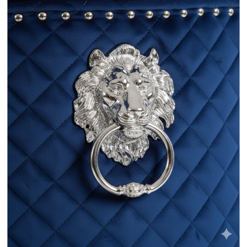 Hoker barowy,do kuchni, salonu, pokoju, elegancki ROYAL VELVET NIEBIESKI SL
