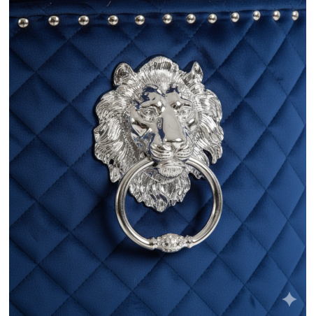 Hoker barowy,do kuchni, salonu, pokoju, elegancki ROYAL VELVET NIEBIESKI SL