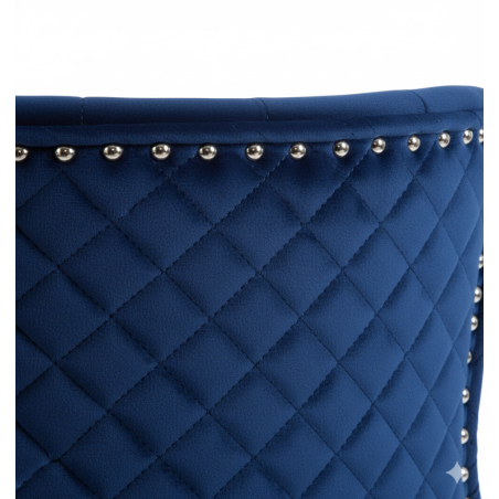 Hoker barowy,do kuchni, salonu, pokoju, elegancki ROYAL VELVET NIEBIESKI SL