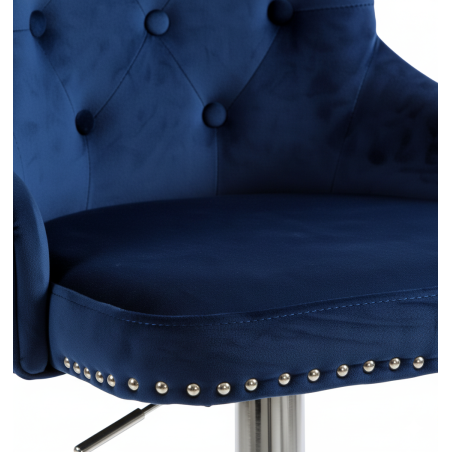 Hoker barowy,do kuchni, salonu, pokoju, elegancki ROYAL VELVET NIEBIESKI SL