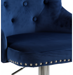 Hoker barowy,do kuchni, salonu, pokoju, elegancki ROYAL VELVET NIEBIESKI SL