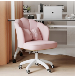 Obrotowy fotel biurowy, krzesło do pracowni, dla dziecka BUENO RÓŻOWE