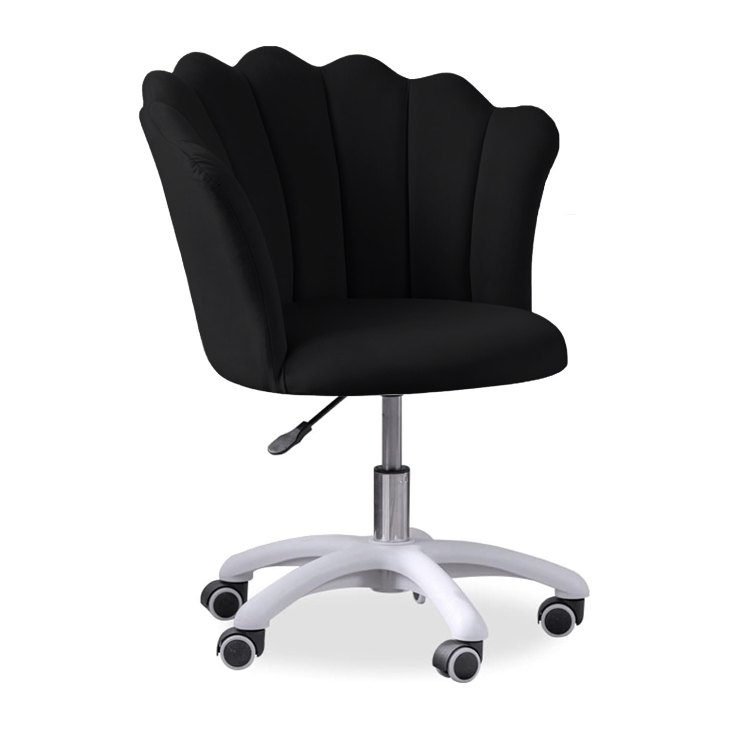 Krzesło/fotel biurowy do pracowni, gabinetu, salonu kosmetycznego FLOWERS Czarny