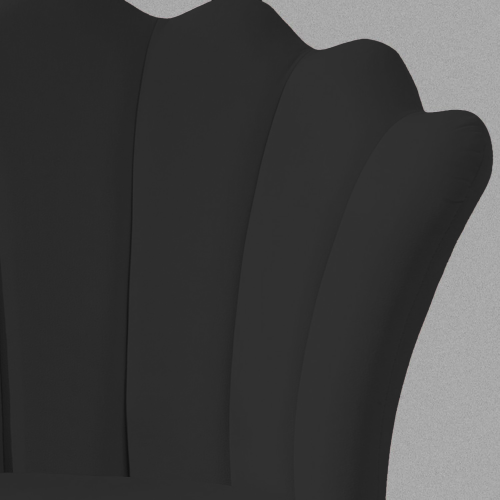 Krzesło/fotel biurowy do pracowni, gabinetu, salonu kosmetycznego FLOWERS Czarny