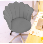 Krzesło/fotel biurowy dla gabinetu, pracowni, kosmetyczne FLOWERS szary