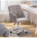 Krzesło/fotel biurowy dla dziecka, salonu, pracowni TRIVAGO szary