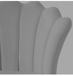 Krzesło/fotel biurowy dla gabinetu, pracowni, kosmetyczne FLOWERS szary