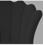 Krzesło/fotel biurowy do pracowni, gabinetu, salonu kosmetycznego FLOWERS Czarny