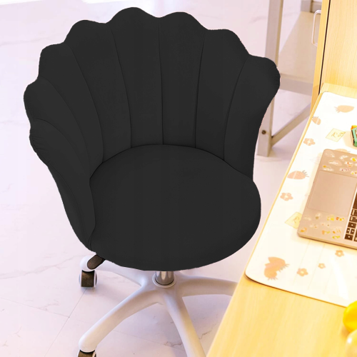 Krzesło/fotel biurowy do pracowni, gabinetu, salonu kosmetycznego FLOWERS Czarny