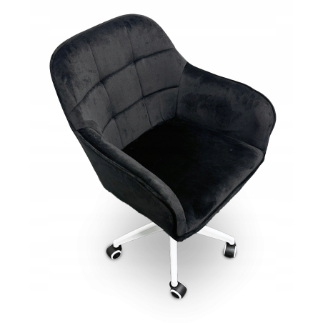 Krzesło/fotel biurowy dla dziecka, salonu, gabinetu, kosmetyczne TRIVAGO CZARNY