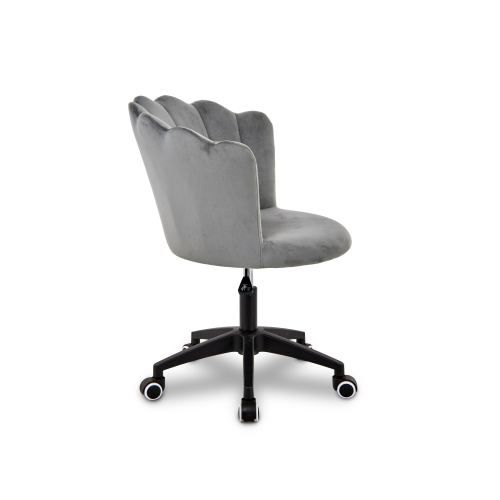 Krzesło/fotel biurowy do gabinetu, pracowni, kosmetyczne FLOWERS szary BL