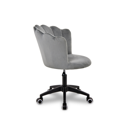 Krzesło/fotel biurowy do gabinetu, pracowni, kosmetyczne FLOWERS szary BL