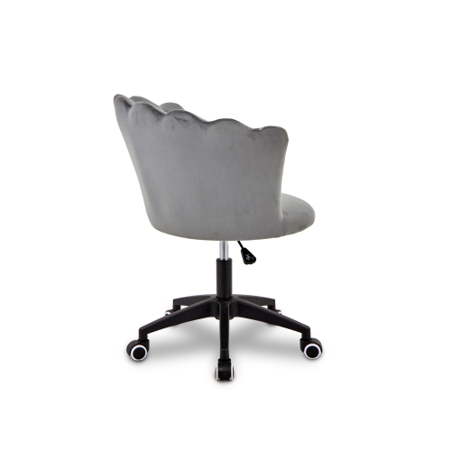 Krzesło/fotel biurowy do gabinetu, pracowni, kosmetyczne FLOWERS szary BL