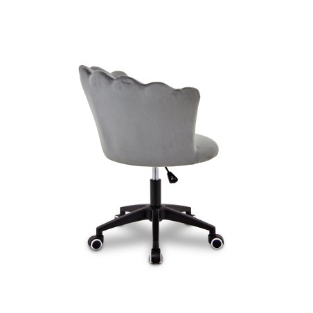 Krzesło/fotel biurowy do gabinetu, pracowni, kosmetyczne FLOWERS szary BL