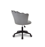 Krzesło/fotel biurowy do gabinetu, pracowni, kosmetyczne FLOWERS szary BL