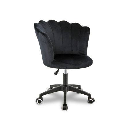 Krzesło/fotel biurowy do pracowni, salonu kosmetycznego FLOWERS Czarny BL