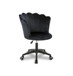 Krzesło/fotel biurowy do pracowni, salonu kosmetycznego FLOWERS Czarny BL