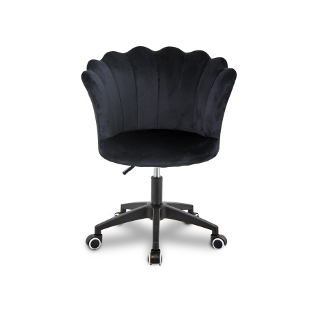 Krzesło/fotel biurowy do pracowni, salonu kosmetycznego FLOWERS Czarny BL