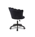 Krzesło/fotel biurowy do pracowni, salonu kosmetycznego FLOWERS Czarny BL