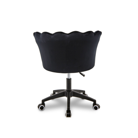 Krzesło/fotel biurowy do pracowni, salonu kosmetycznego FLOWERS Czarny BL