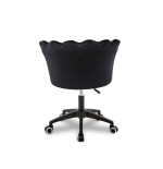 Krzesło/fotel biurowy do pracowni, salonu kosmetycznego FLOWERS Czarny BL