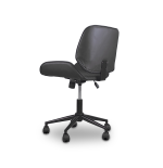 FOTEL Obrotowy, regulowany Tores Eco skóra szary do Pracowni, biura, salonu