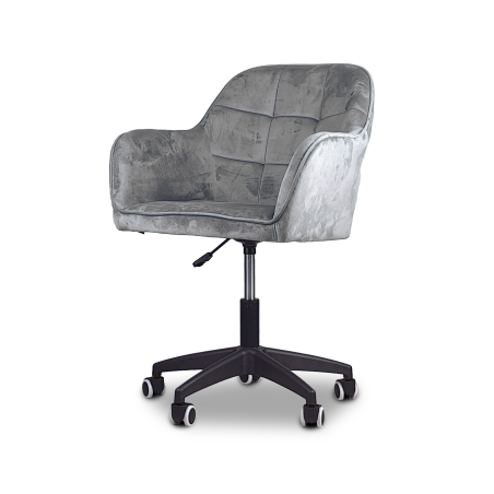 Krzesło/fotel biurowy dla dziecka, salonu, pracowni TRIVAGO szary BL