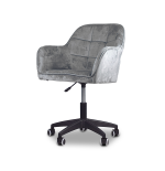 Krzesło/fotel biurowy dla dziecka, salonu, pracowni TRIVAGO szary BL