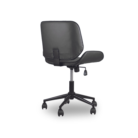 FOTEL Obrotowy, regulowany Tores Eco skóra szary do Pracowni, biura, salonu