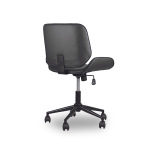 FOTEL Obrotowy, regulowany Tores Eco skóra szary do Pracowni, biura, salonu