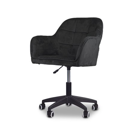 Krzesło/fotel biurowy dla dziecka, salonu, kosmetyczne TRIVAGO CZARNY BL