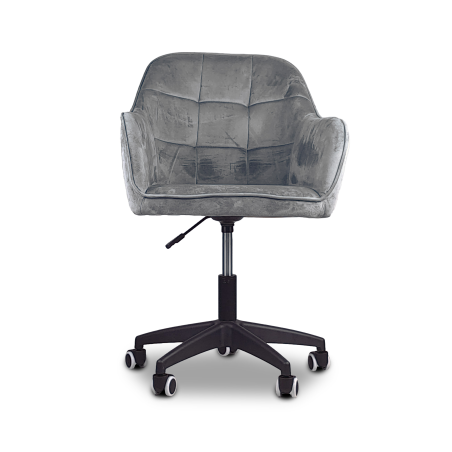 Krzesło/fotel biurowy dla dziecka, salonu, pracowni TRIVAGO szary BL