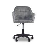 Krzesło/fotel biurowy dla dziecka, salonu, pracowni TRIVAGO szary BL