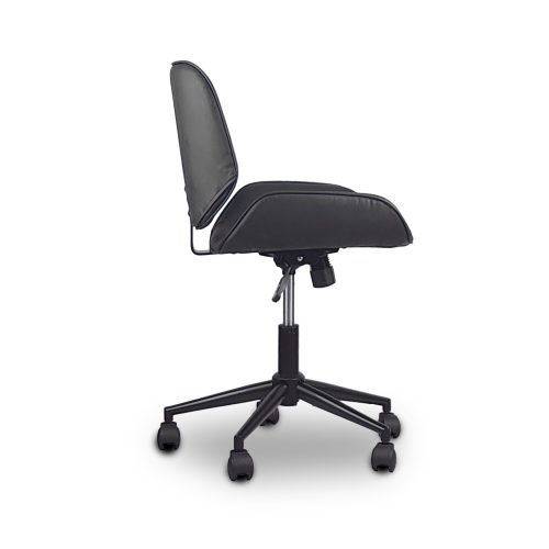 FOTEL Obrotowy, regulowany Tores Eco skóra szary do Pracowni, biura, salonu