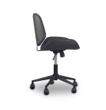 FOTEL Obrotowy, regulowany Tores Eco skóra szary do Pracowni, biura, salonu