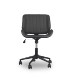 FOTEL Obrotowy, regulowany Tores Eco skóra szary do Pracowni, biura, salonu