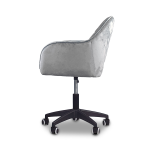 Krzesło/fotel biurowy dla dziecka, salonu, pracowni TRIVAGO szary BL