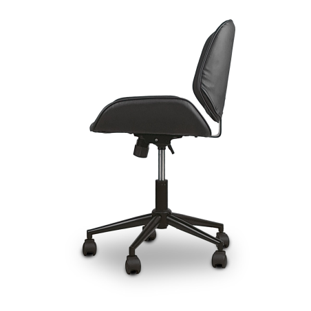 FOTEL Obrotowy, regulowany Tores Eco skóra szary do Pracowni, biura, salonu