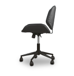 FOTEL Obrotowy, regulowany Tores Eco skóra szary do Pracowni, biura, salonu