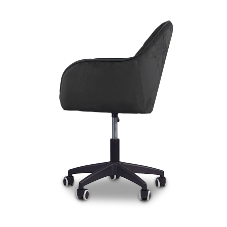 Krzesło/fotel biurowy dla dziecka, salonu, kosmetyczne TRIVAGO CZARNY BL