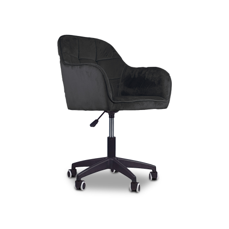 Krzesło/fotel biurowy dla dziecka, salonu, kosmetyczne TRIVAGO CZARNY BL