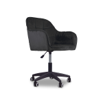 Krzesło/fotel biurowy dla dziecka, salonu, kosmetyczne TRIVAGO CZARNY BL