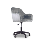 Krzesło/fotel biurowy dla dziecka, salonu, pracowni TRIVAGO szary BL