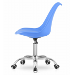 Krzesło obrotowe VIENA - niebieskie