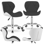 Krzesło obrotowe RIVELLO BIAŁO-CZARNE