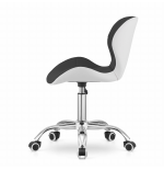 Krzesło obrotowe RIVELLO BIAŁO-CZARNE