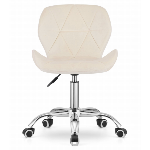 Krzesło obrotowe RIVELLO VELVET LIGHT BEIGE