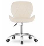 Krzesło obrotowe RIVELLO VELVET LIGHT BEIGE