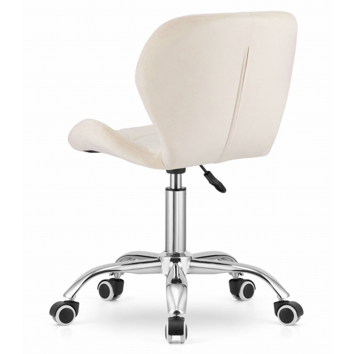 Krzesło obrotowe RIVELLO VELVET LIGHT BEIGE