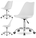 Krzesło obrotowe VIENA - białe